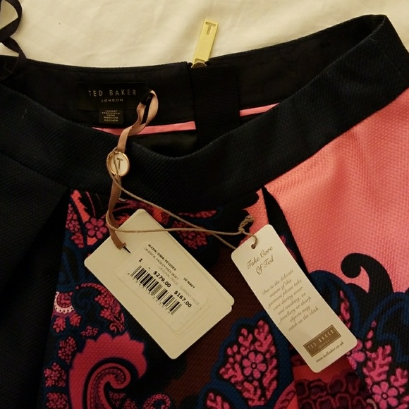 New STUNNING SOLD OUT TED BAKER SKIRT SZ TB 1 US 4 - Picture 4 of 4